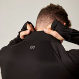 Maglia sportiva uomo manica lunga con mezza cerniera - Maglie -