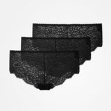 Hipster Panties aus Spitze - Unterhosen - Schwarz