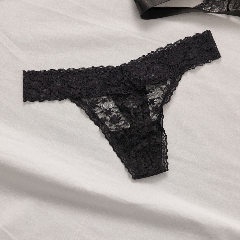 Tangas en dentelle - Sous-vêtements - Gousset en 100% coton bio